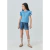 SHORT JEANS LIOCEL COM PICUETA COLORIDA - comprar online