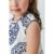 CONJ. BATA EM TRICOLINE ESTAMPADA E SHORT EM SATIN - comprar online