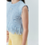 BLUSA CROPPED EM TRICOT C/ FRANJAS na internet