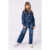 CALCA JEANS C/ BORDADO EM PEDRARIA - comprar online