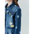 JAQUETA JEANS ESTAMPA ESTRELAS - Pookids