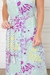 Vestido Claudia estampado chamise com cinto - loja online