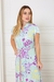 Vestido Claudia estampado com cinto - JOYA MODAS