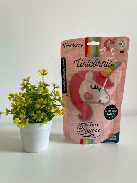 Livro kit de Artesanato Criativo: Unicórnio