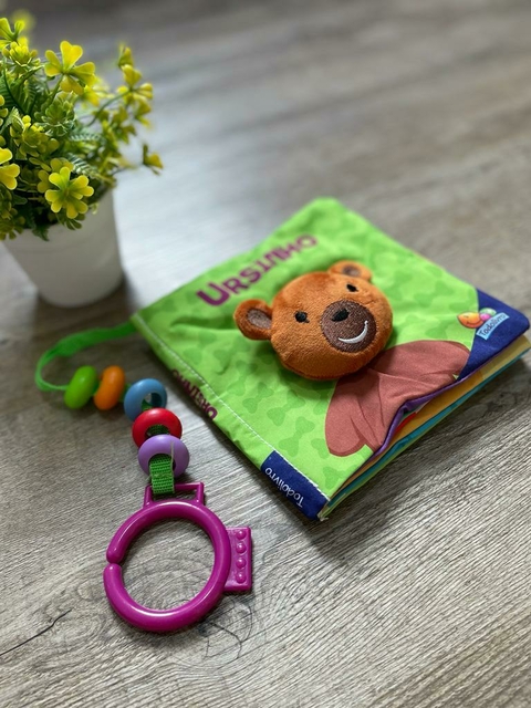 Livro de pano Bichinhos: Ursinho