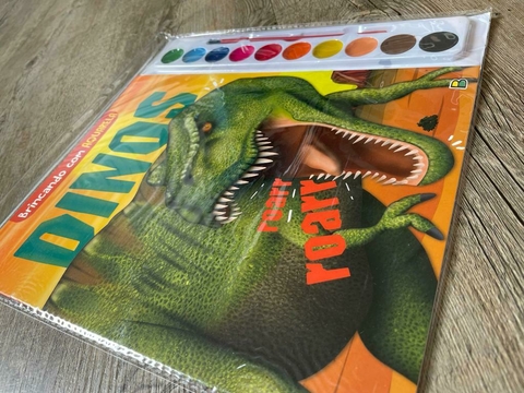 Livro Aquarela: Dinos
