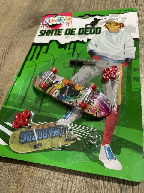 Skate de dedo - kit com acessórios