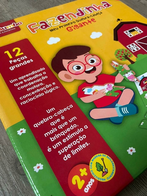 Quebra Cabeça Gigante Fazendinha