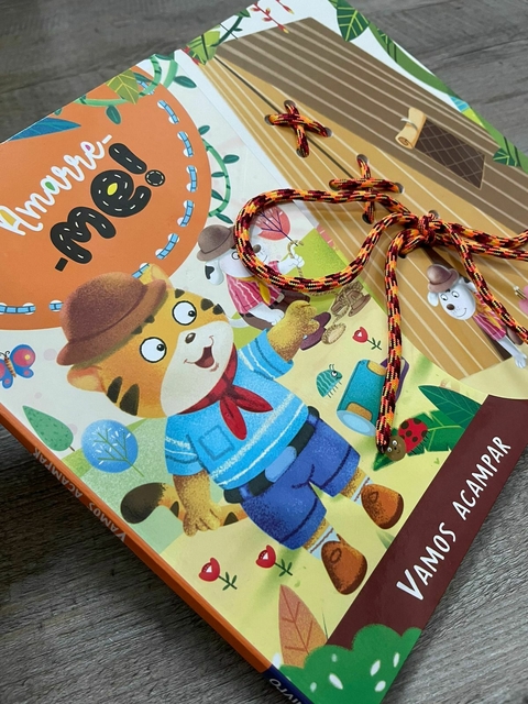 Livro Amarre-me! Vamos Acampar