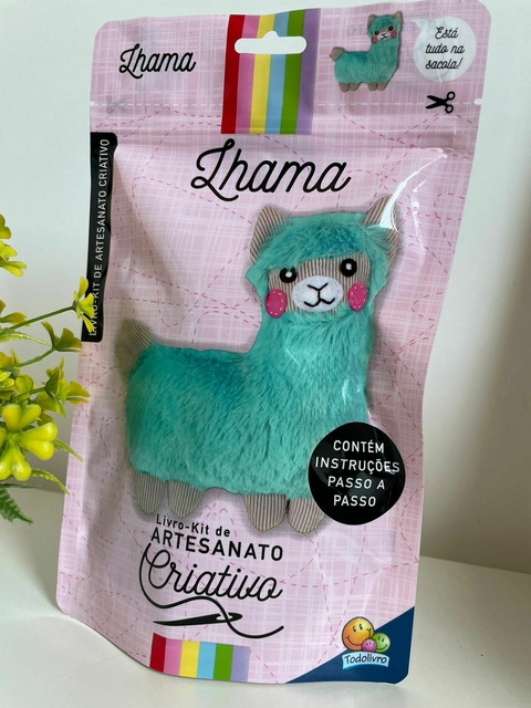 Livro kit de Artesanato Criativo: Lhama