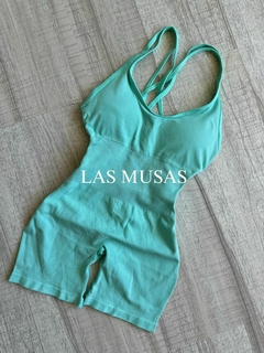 CATSUIT GLITTER (Aqua) en internet