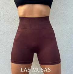 Short doble push up (CHOCOLATE) - comprar online