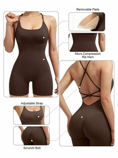 Catsuit seamless importado (CHOCOLATE) en internet