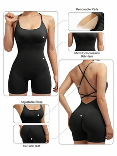 Catsuit seamless importado (NEGRO) en internet