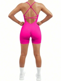 Catsuit seamless importado (FUCSIA)