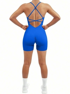 Catsuit seamless importado (AZUL) en internet