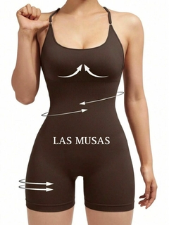Catsuit seamless importado (CHOCOLATE)
