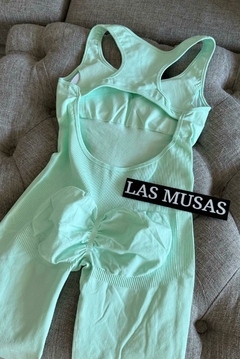 CATSUIT LUXURY (AQUA) - las musas