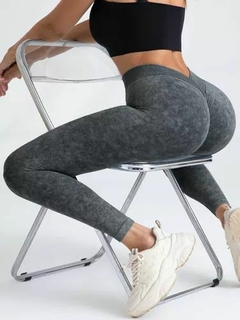 Calza prewash corte en V (GRIS) - comprar online
