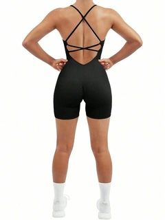Catsuit seamless importado (NEGRO) - las musas