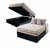 Colchão Casal Classic Ensacadas AG D70 Bege + Base Baú Biostar Preto – ANJOS + BIOSTAR - comprar online