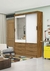 Guarda-Roupa 2 Portas Sevilha Plus(Com espelho) 1,10 m – CARIOCA MÓVEIS - loja online