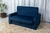 Sofa Cama com Bau Perola.Daiane Suede - Diviminas