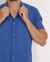 Camisa de Viscose Basic Azul na internet