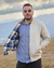 Jaqueta Bomber Sarja Bege com Flanela - comprar online