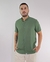 Camisa de Viscolinho Gola Padre Verde