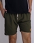 Short Liso com Elastano Premium MicroRip Verde