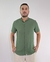 Camisa de Viscolinho Gola Padre Verde - comprar online