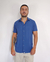 Camisa de Viscose Basic Azul