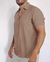 Camisa de Viscose Basic Marrom na internet