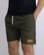 Short Liso com Elastano Premium MicroRip Verde - MOSH IN