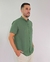 Camisa de Viscolinho Gola Padre Verde na internet