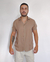 Camisa de Viscose Basic Marrom - comprar online