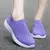 Imagem do Tênis slip-on vulcanizados para mulheres, sapatos baixos, mocassins ambulantes, plus size 42, alta qualidade