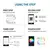Mudar a cor LED Strip Lights com o Modo Remoto, RGB APP Controle, Bluetooth, TV, Decoração do quarto, 24 Teclas, SMD5050 na internet