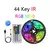 Imagem do Mudar a cor LED Strip Lights com o Modo Remoto, RGB APP Controle, Bluetooth, TV, Decoração do quarto, 24 Teclas, SMD5050
