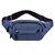 Bolsa de banana de lona impermeável masculina, bolsa de Fanny masculina, bolsa transversal para esportes ao ar livre, estilo coreano, pacote de seios - IGshopingg