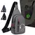 Bolsa de peito crossbody coreana masculina, mochila de ciclismo, bolsa de ombro masculina, moda casual, nova