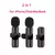 Imagem do Novo sem fio microfone de gravação de vídeo de áudio portátil mini microfone para iphone android transmissão ao vivo gaming phone mic