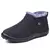 Botas impermeáveis de neve de pelúcia para mulheres, quente, preto, casal, algodão, casais, sapatos de plataforma, inverno, novo, 2023 - IGshopingg