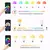 Lâmpadas LED Tuya Smart RGB, Wifi, Bluetooth, Lâmpada Alexa, Assistente do Google, Vida Inteligente, E27, 110V, 220V - loja online