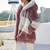 Casaco de capuz extragrande feminino com bolsos macios, streetwear quente, casaco solto, Lady Outerwear, outono, inverno