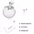 Air Pro 6 TWS Sem Fio Bluetooth Headset, Mini Fone De Ouvido com Microfone, Caixa De Carregamento, Fone De Ouvido, Xiaomi, iPhone, Original, 5.3 - IGshopingg