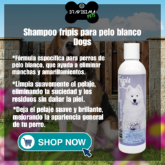 Shampoo fripis para pelo blanco de perro - comprar en línea
