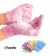 Guantes de baño exfoliantes x1