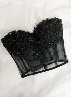Bustier Celine Black - comprar online